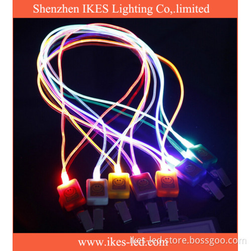 LED Lanyard, LED Flashing Lanyard, LED Flashing Lanyard with Custom Design